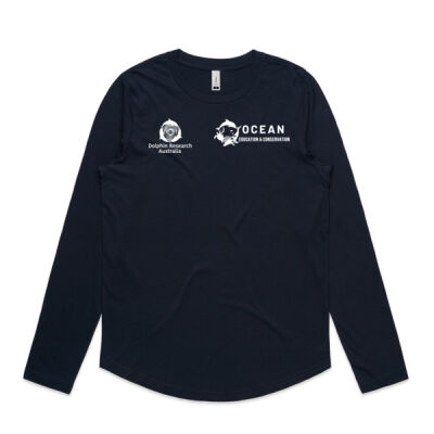 Womens crew shirt long sleeve Thumbnail